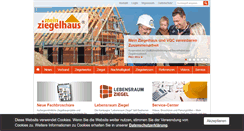 Desktop Screenshot of meinziegelhaus.de